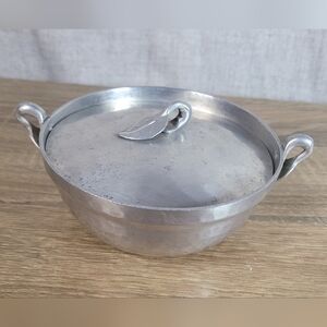 Vintage Shup Laird Mini Casserole/Trinket Dish With Leaf Lid